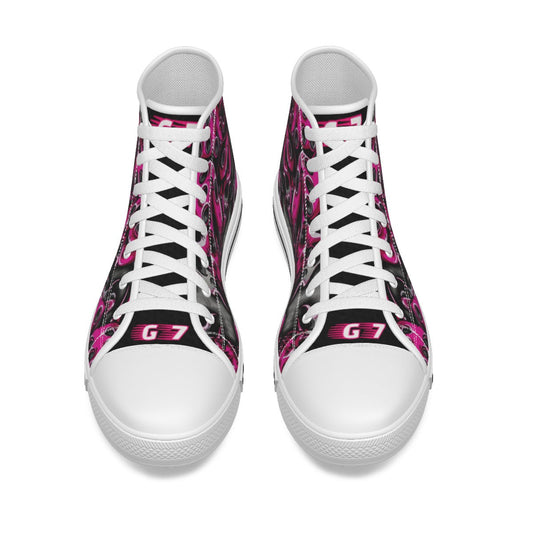 GMOB G7 Women's Canvas Shoes (Pink/Black/Grey) Yoycol