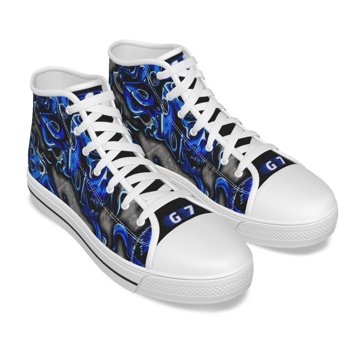 GMOB G7 Women's Canvas Shoes (Blue/Grey/Black) Yoycol