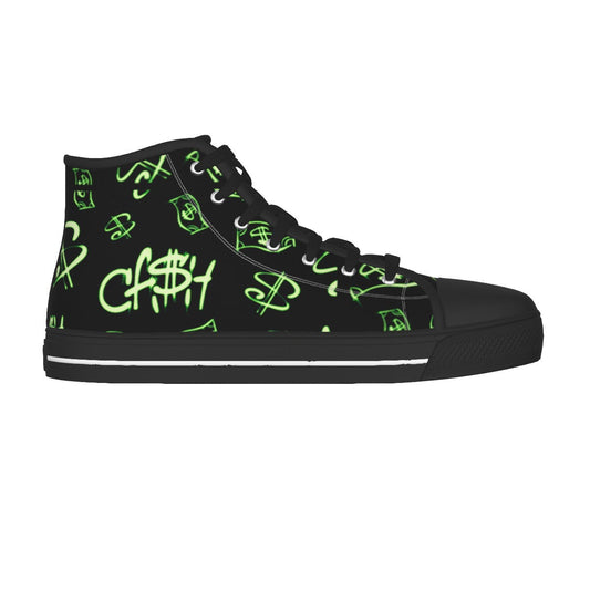 Men's Black Sole Canvas Shoes Yoycol