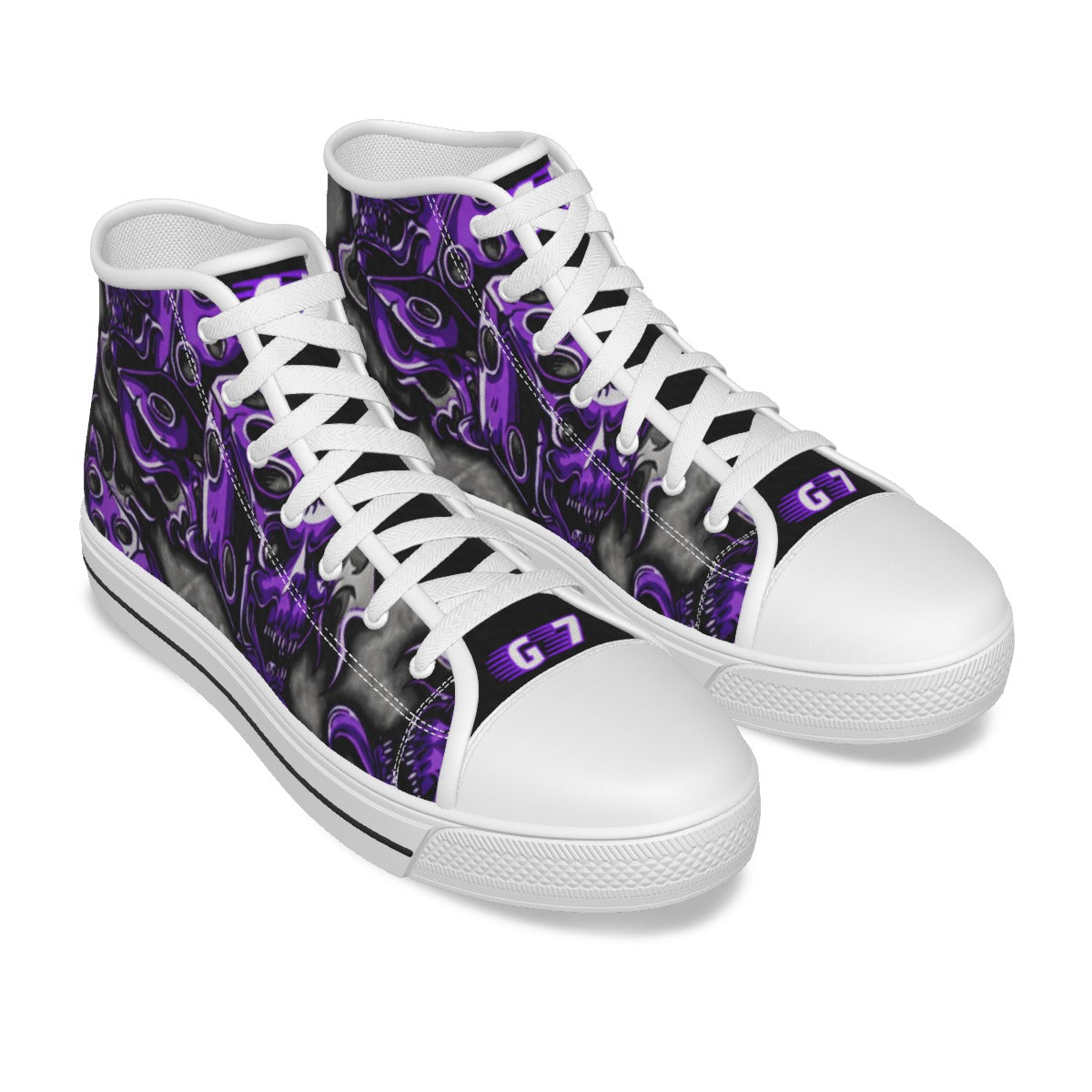 GMOB G7 Women's Canvas Shoes (Purple/Grey/Black) Yoycol