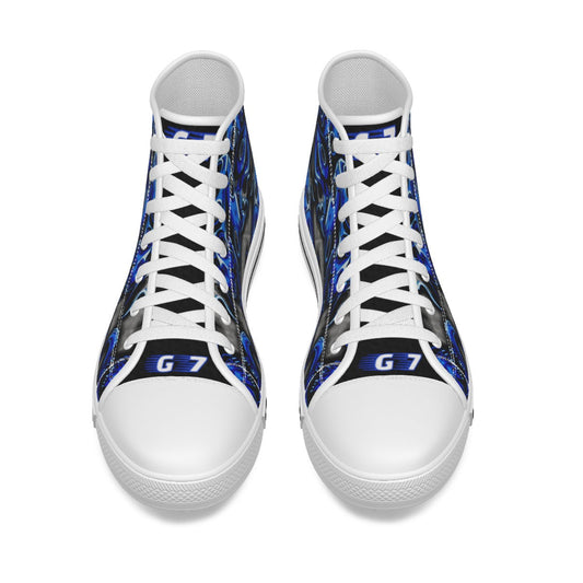 GMOB G7 Women's Canvas Shoes (Blue/Grey/Black) Yoycol