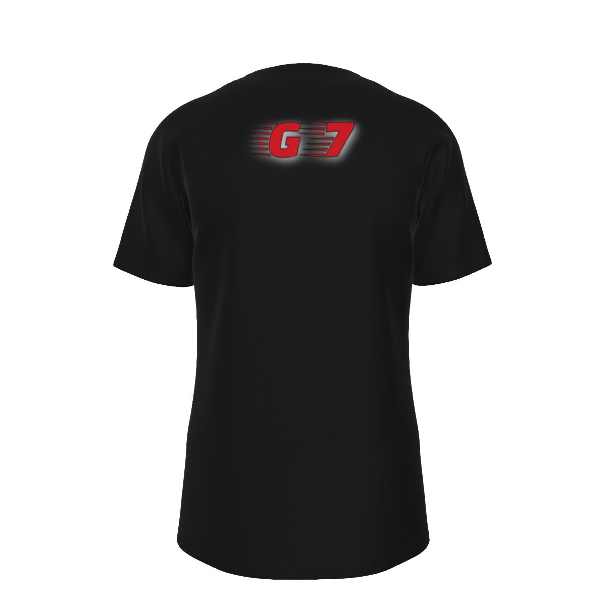 GMOB G7  Men's O-Neck T-Shirt Cotton (Black/Red) Yoycol