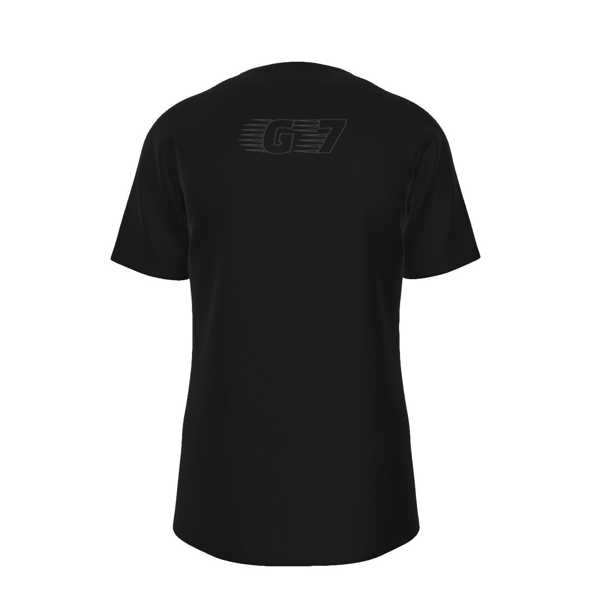 GMOB G7 Men's O-Neck T-Shirt Cotton (Black/Silver) Yoycol