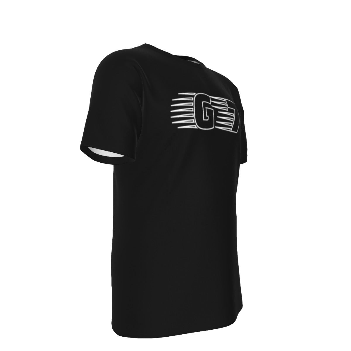 GMOB G7 Men's O-Neck T-Shirt Cotton (Black/White) Yoycol