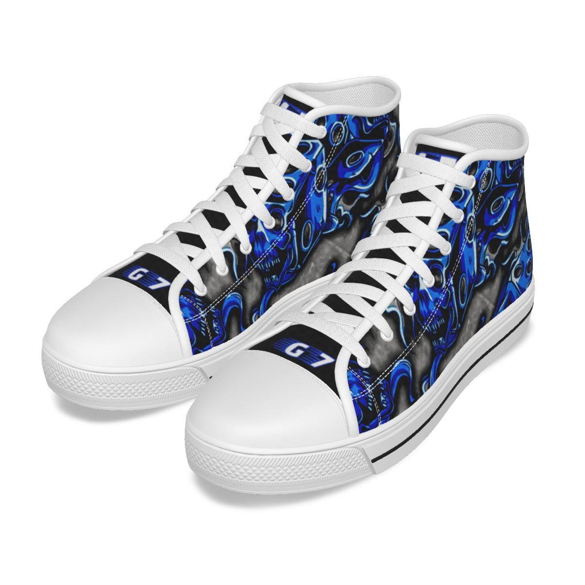 GMOB G7 Women's Canvas Shoes (Blue/Grey/Black) Yoycol