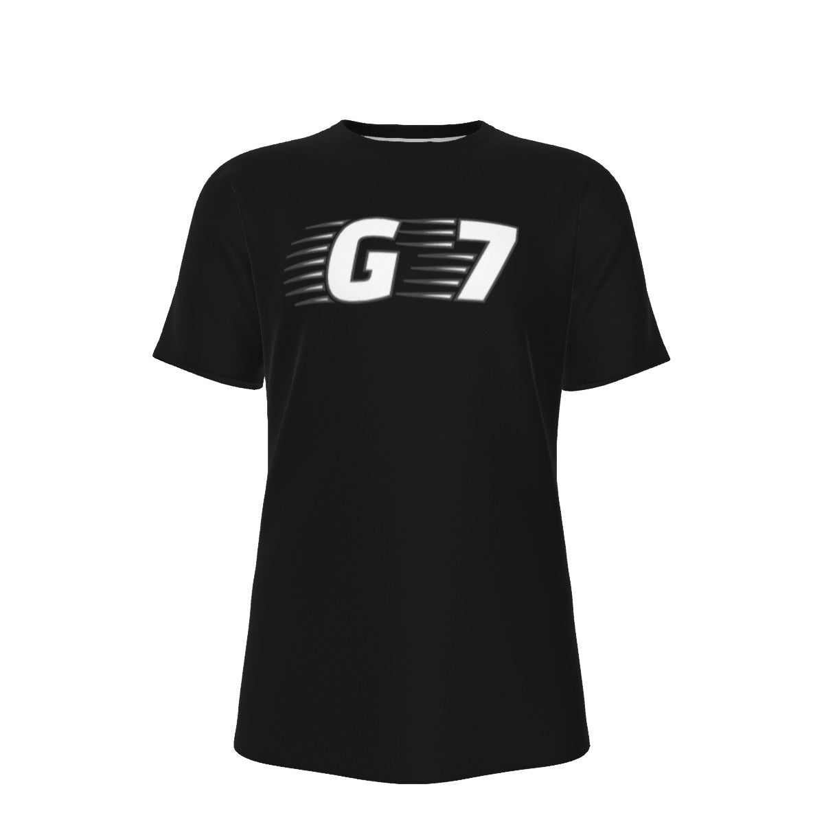 GMOB G7 Men's O-Neck T-Shirt Cotton (Black/White) Yoycol