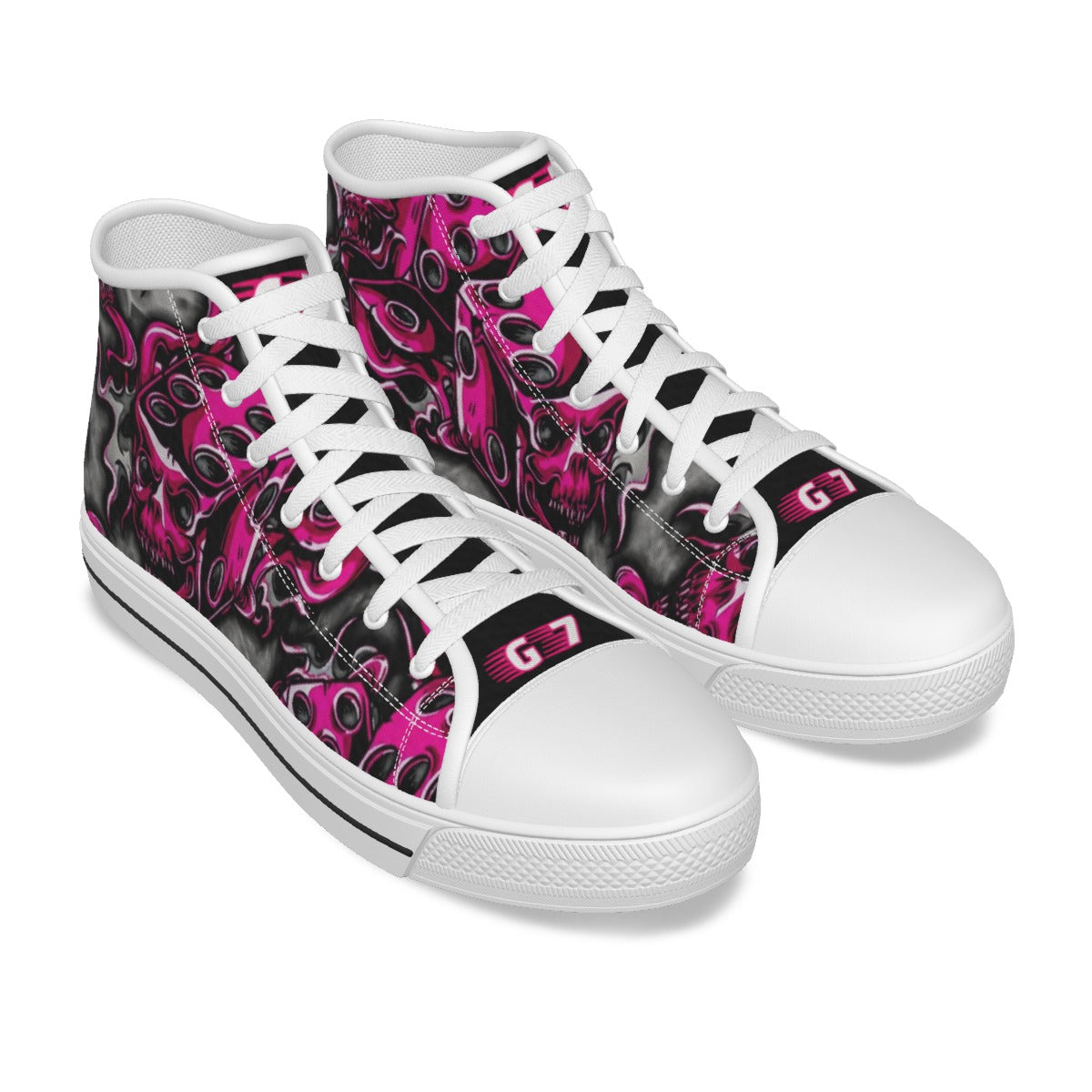 GMOB G7 Women's Canvas Shoes (Pink/Black/Grey) Yoycol