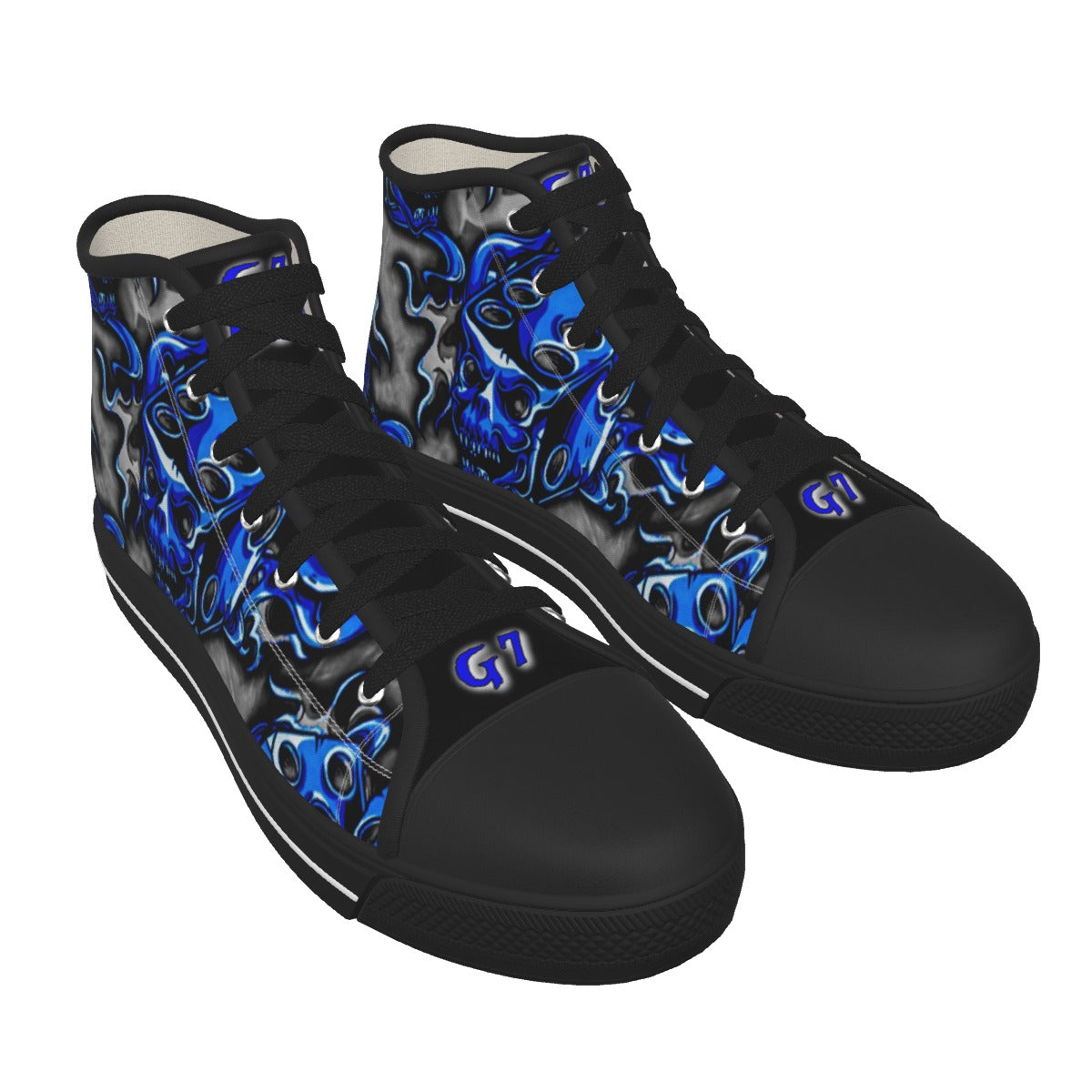 GMOB G7 Men's (Blue/Black Sole Canvas Shoes Yoycol