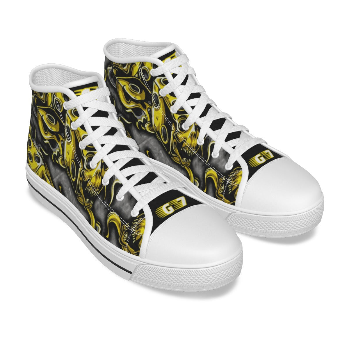 GMOB G7 Women's Canvas Shoes (Yellow/Grey/Black) Yoycol