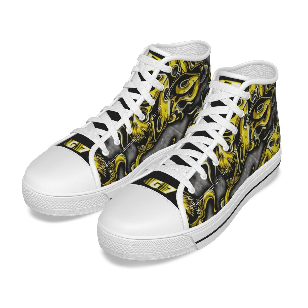GMOB G7 Women's Canvas Shoes (Yellow/Grey/Black) Yoycol