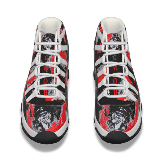 G.M.O.B. Men's (Grumpy) High Top Basketball Shoes Yoycol