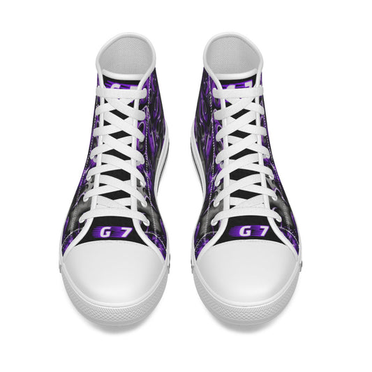 GMOB G7 Women's Canvas Shoes (Purple/Grey/Black) Yoycol