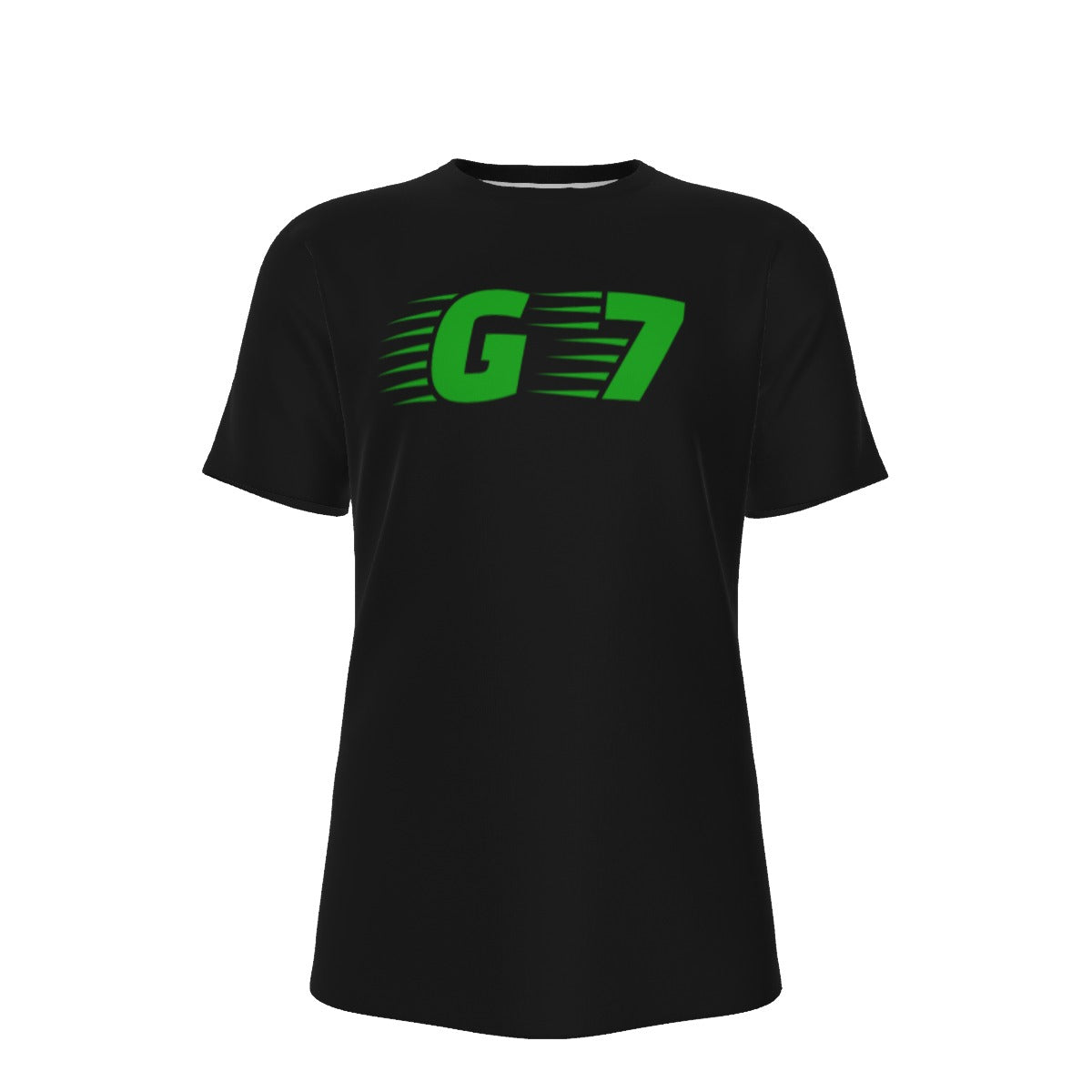GMOB G7 Men's O-Neck T-Shirt Cotton (Black/Green) Yoycol