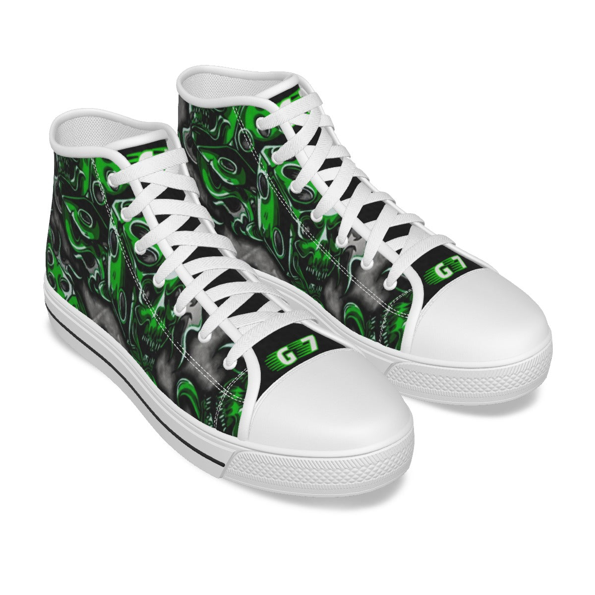 GMOB G7 Women's Canvas Shoes (Green/Grey/Black) Yoycol