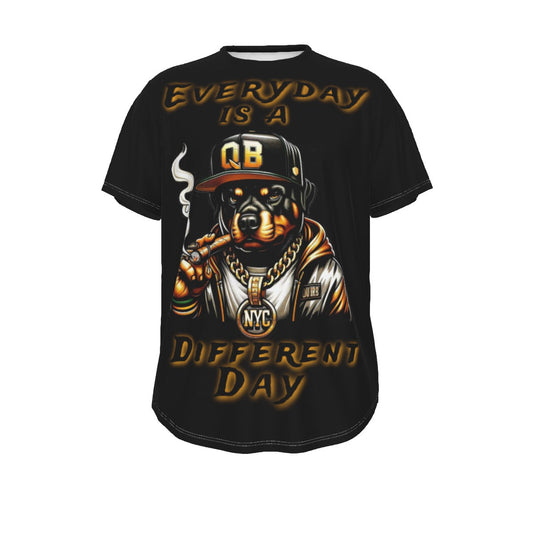 G.M.O.B.  Men's Short Sleeve Rounded T-shirt Yoycol