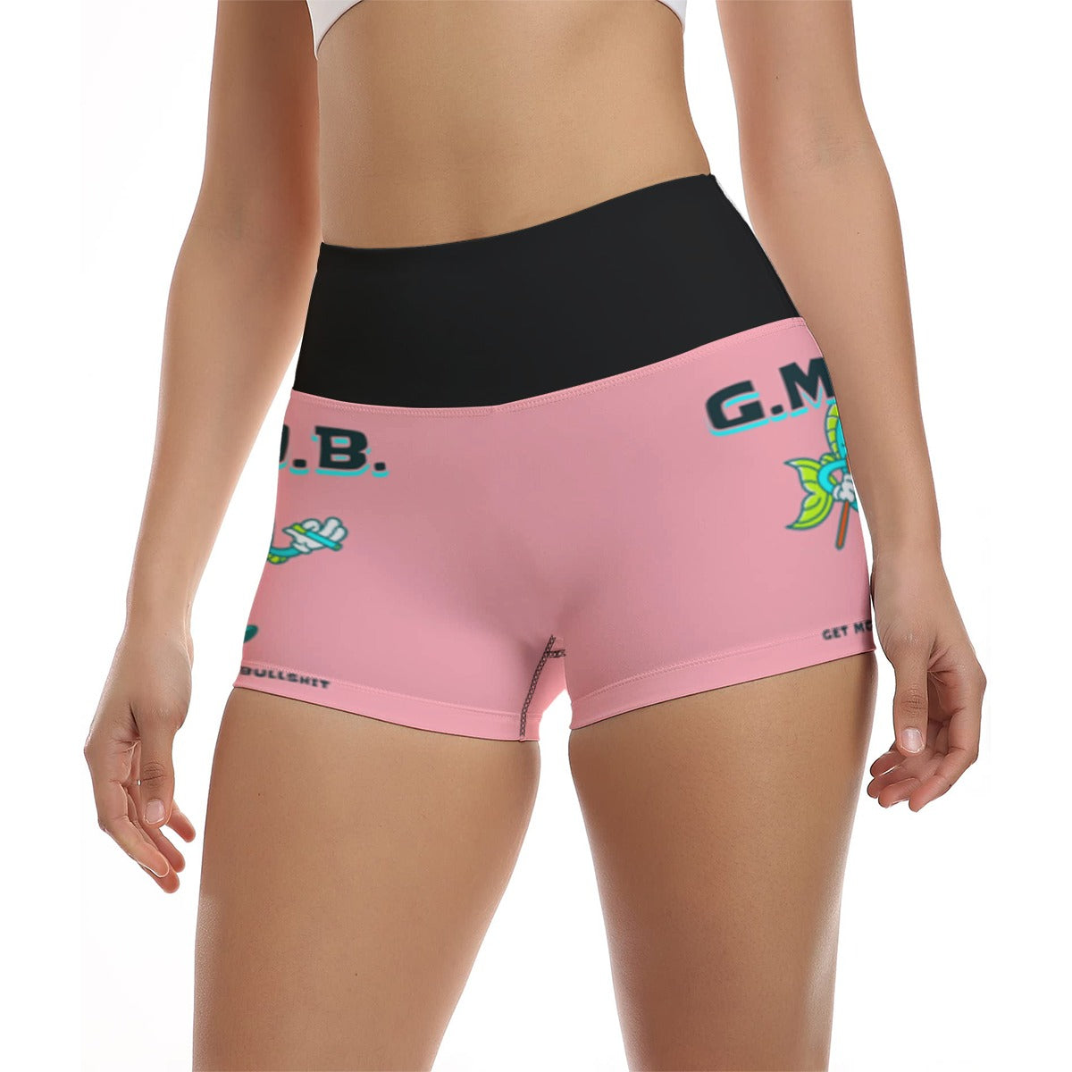 All-Over Print Women's Ultra-Short Yoga Shorts Yoycol