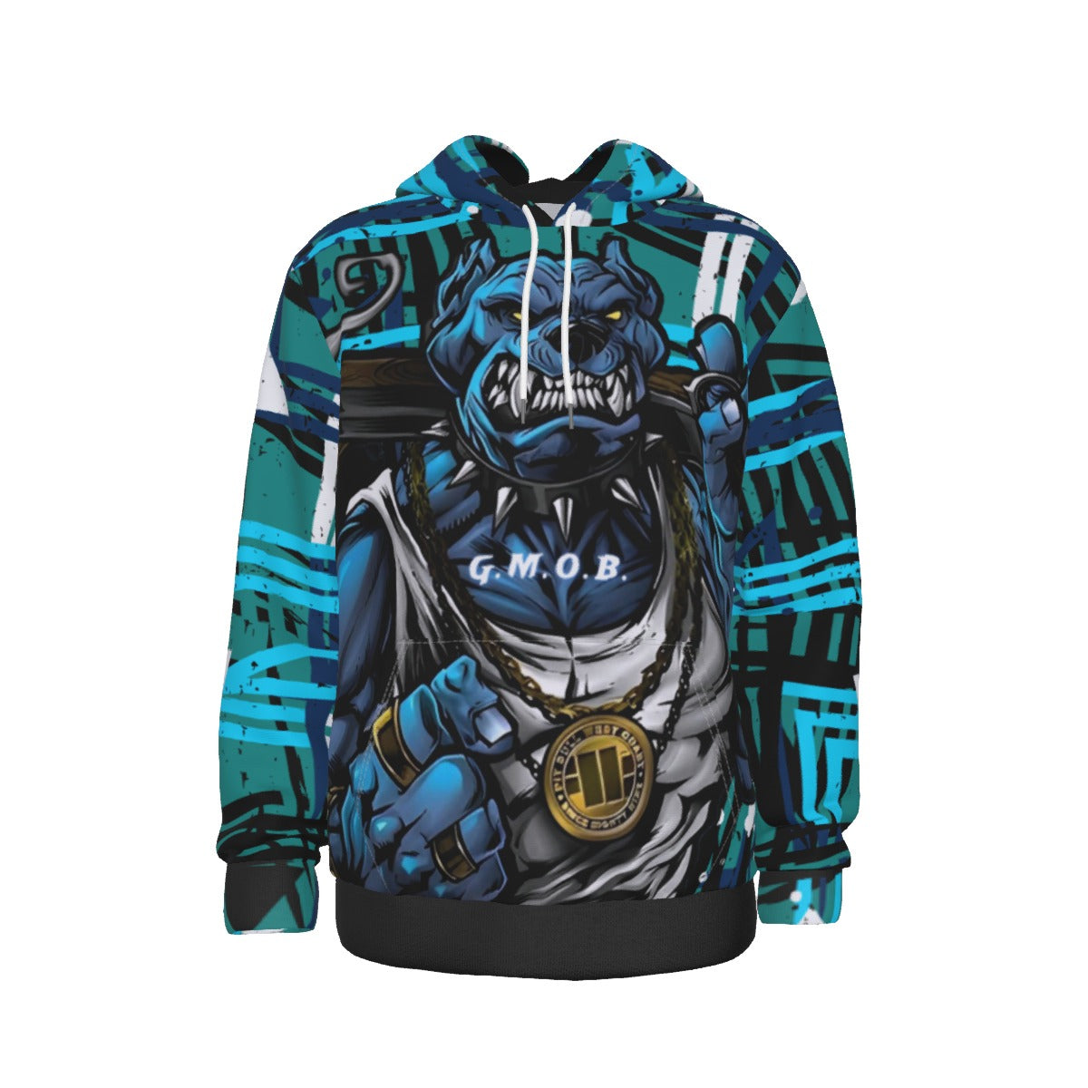 G.M.O.B. Men's Dog Pound Pullover Hoodie Yoycol