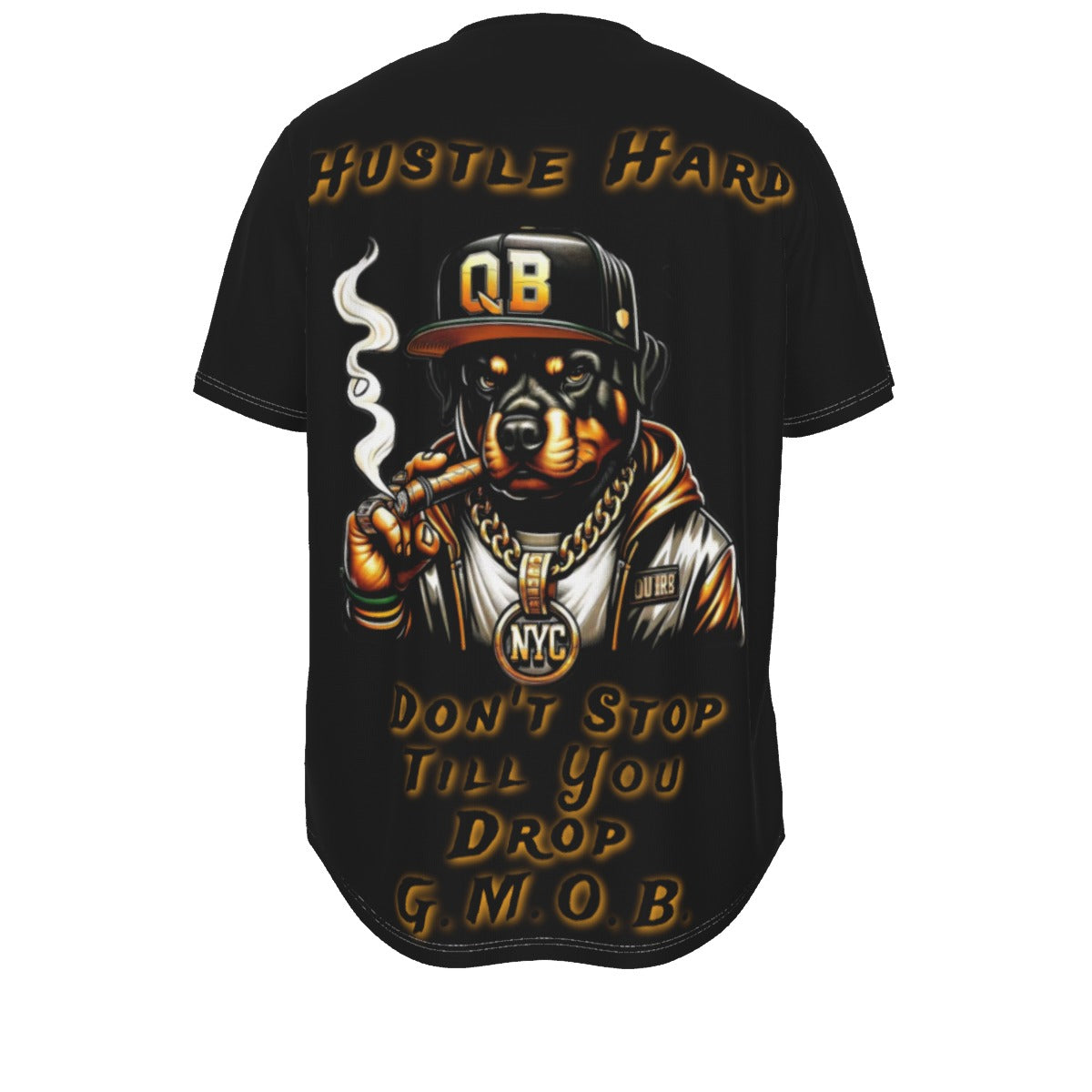 G.M.O.B.  Men's Short Sleeve Rounded T-shirt Yoycol