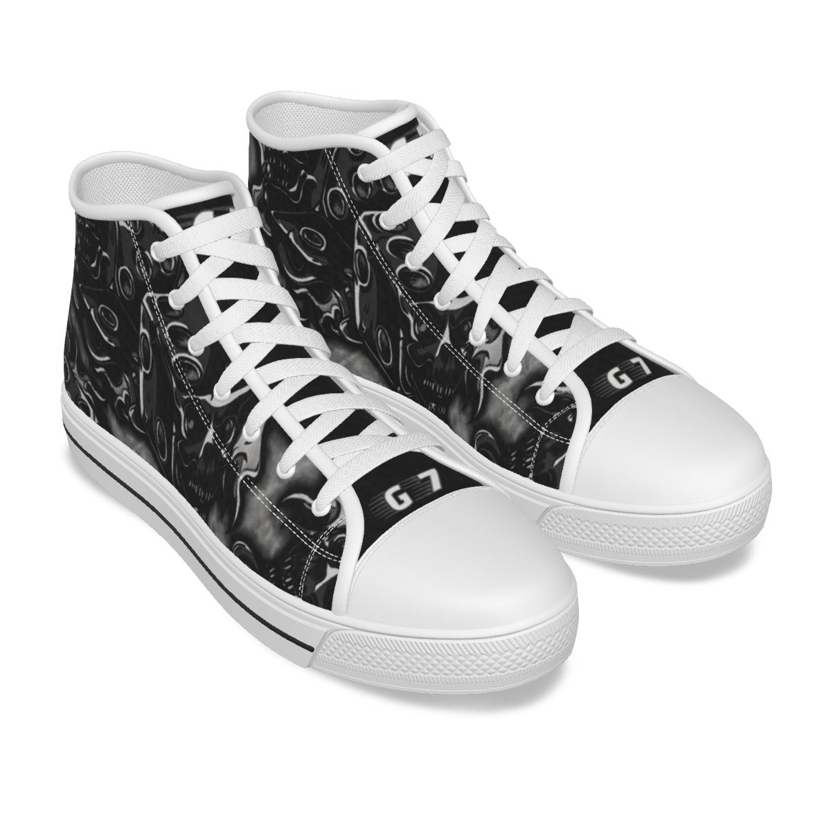 GMOB G7 Women's Canvas Shoes (Black/Grey/White) Yoycol