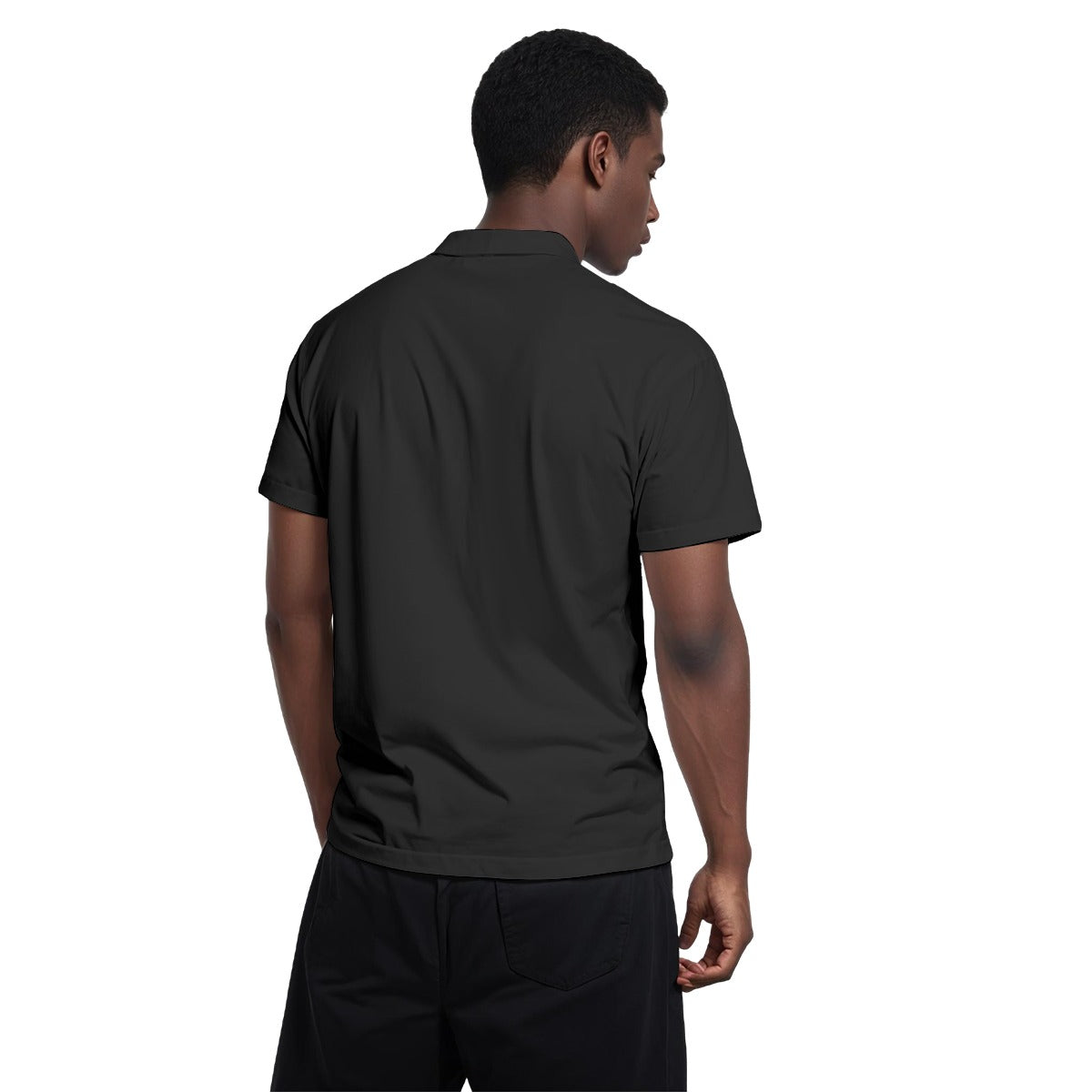 G.M.O.B. (Red/Black/White) Men's Polo Collar Jersey Yoycol