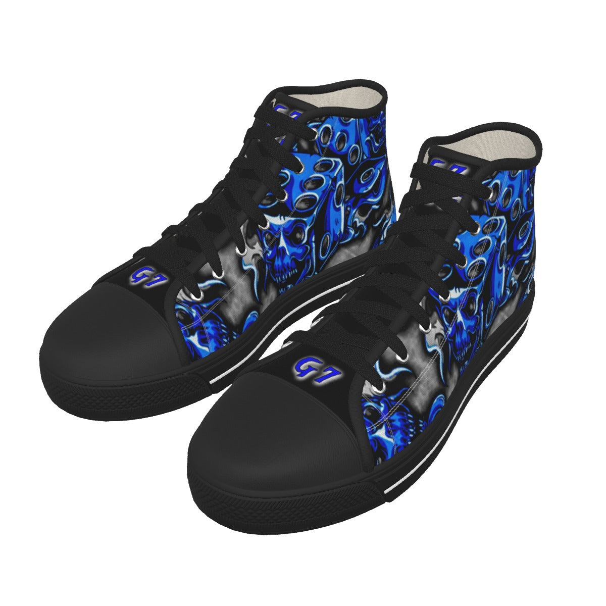 GMOB G7 Men's (Blue/Black Sole Canvas Shoes Yoycol