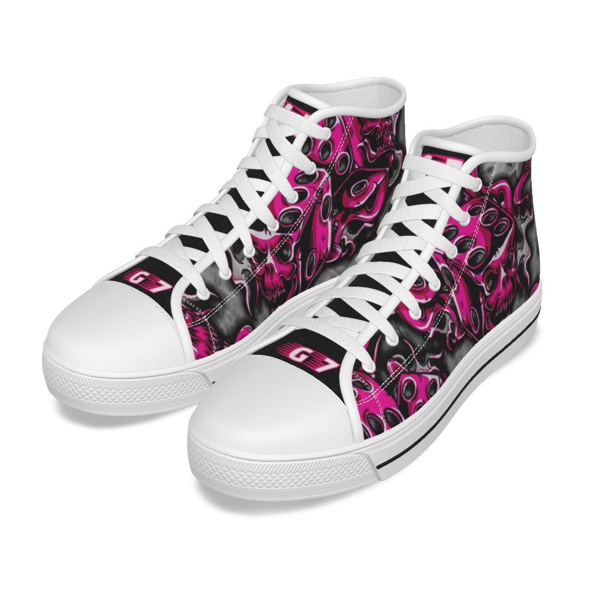 GMOB G7 Women's Canvas Shoes (Pink/Black/Grey) Yoycol