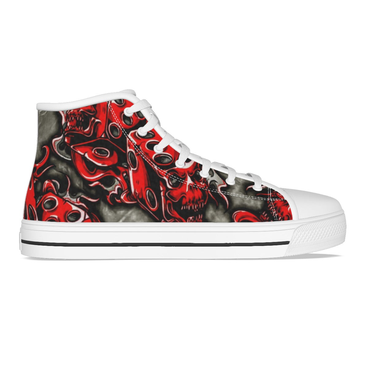 GMOB G7 Women's Canvas Shoes (Red/Grey/Black) Yoycol