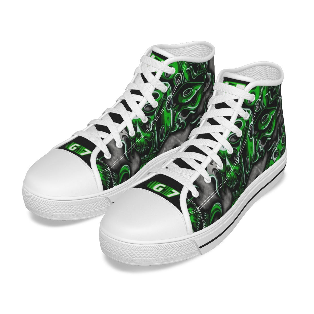 GMOB G7 Women's Canvas Shoes (Green/Grey/Black) Yoycol
