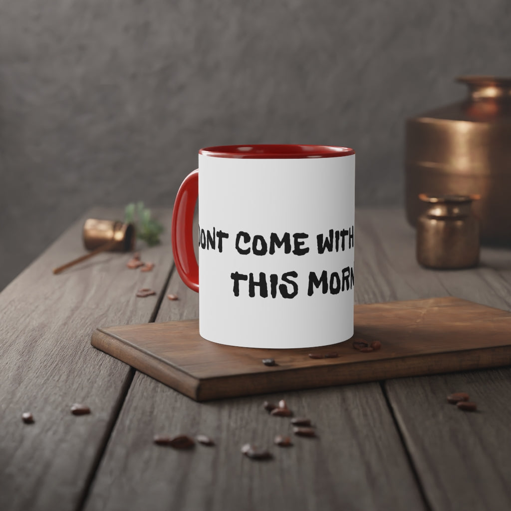 White Accent Mug, 11oz Printify