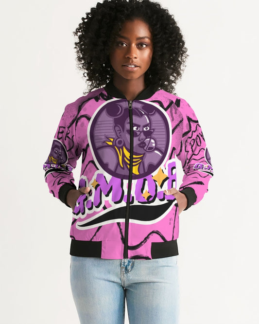 G.M.O.B. Women's Power Bomber Jacket G.M.O.B HipHop Clothing