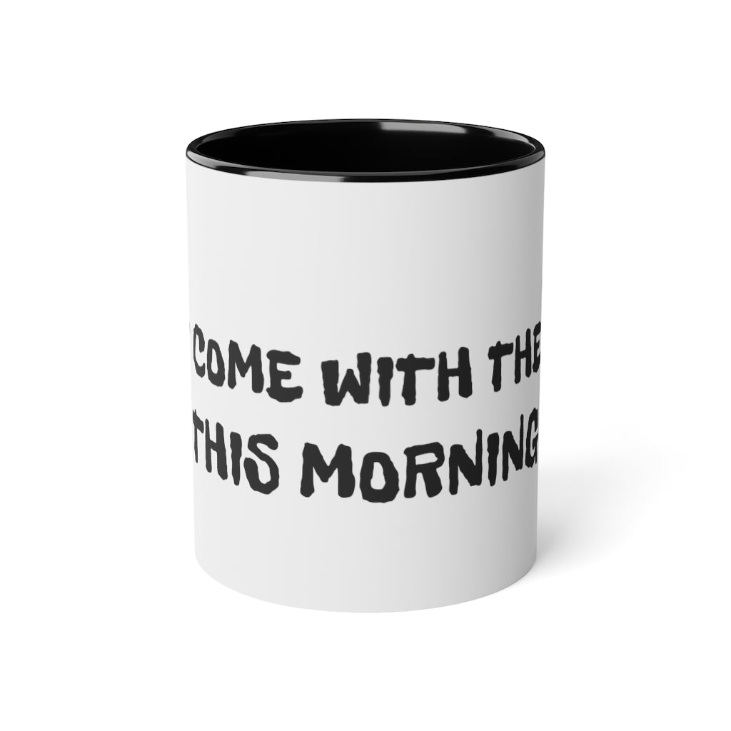 White Accent Mug, 11oz Printify