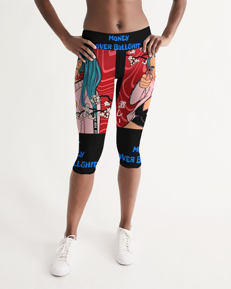 G.M.O.B. Women's Mid-Rise Capri G.M.O.B HipHop Clothing