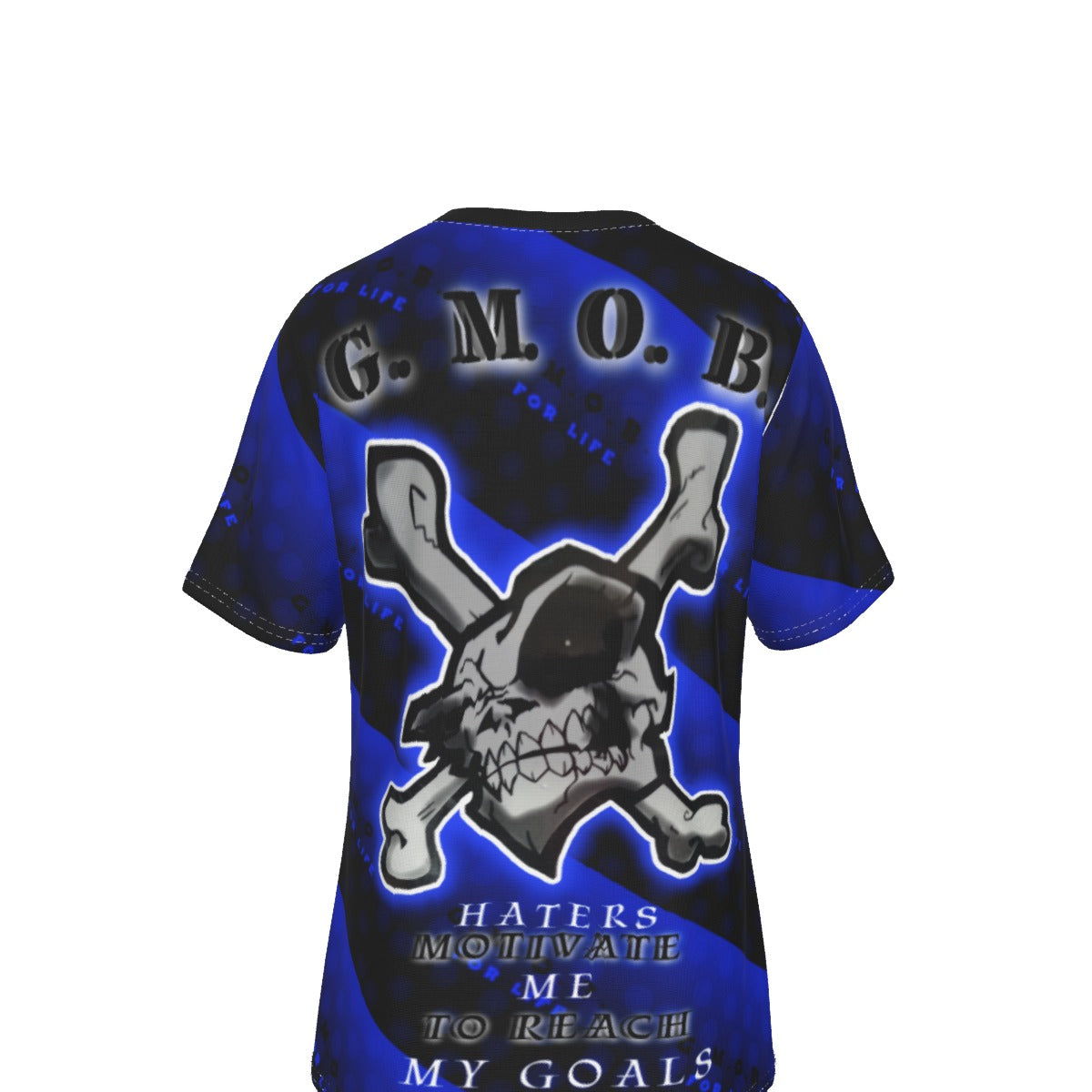 G.M.O.B. Men's X Skull V-Neck T-Shirt Yoycol