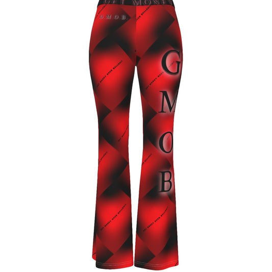 G.M.O.B. LADIES (RED/BLACK Skinny Flare Pants) Yoycol