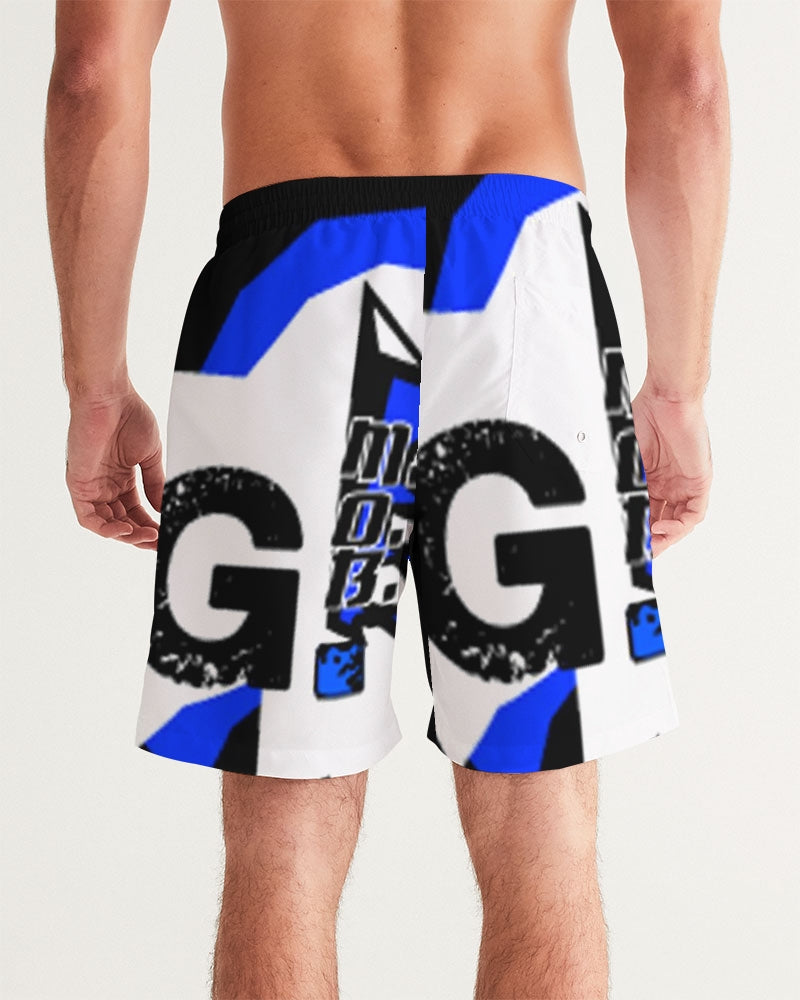 G.M.O.B. Men's Graphic Swim Trunk G.M.O.B HipHop Clothing