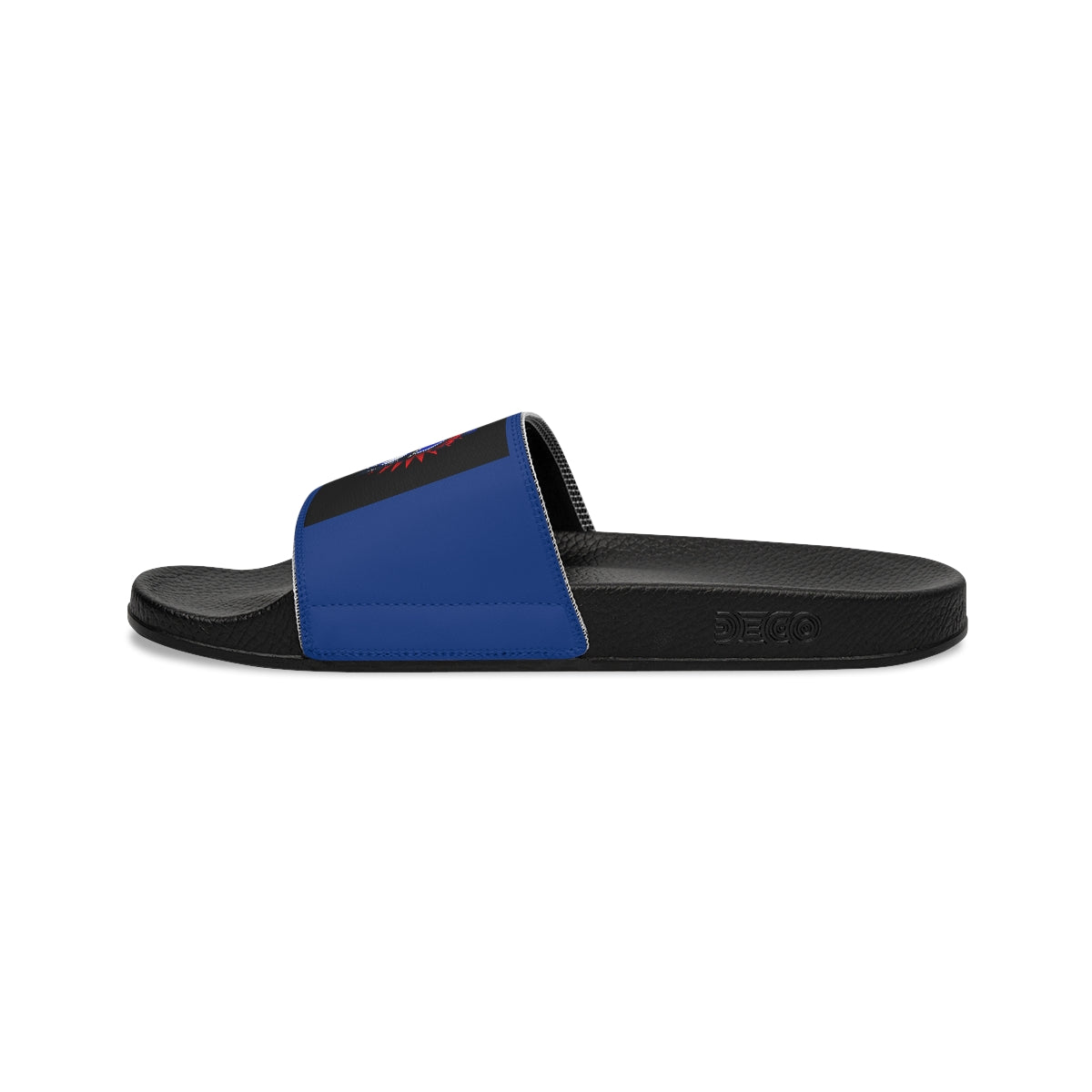 G.M.O.B. Men's Slide Sandals (BLUE) Printify