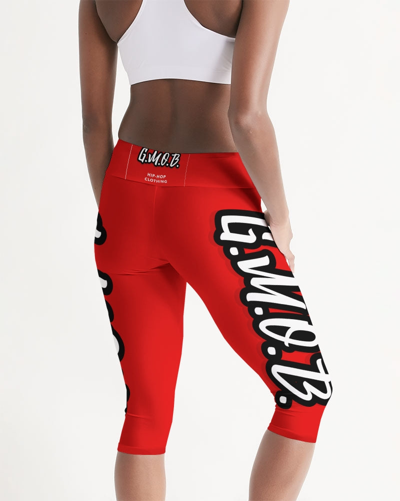 G.M.O.B. LOVE'S Women's Mid-Rise Capri G.M.O.B HipHop Clothing