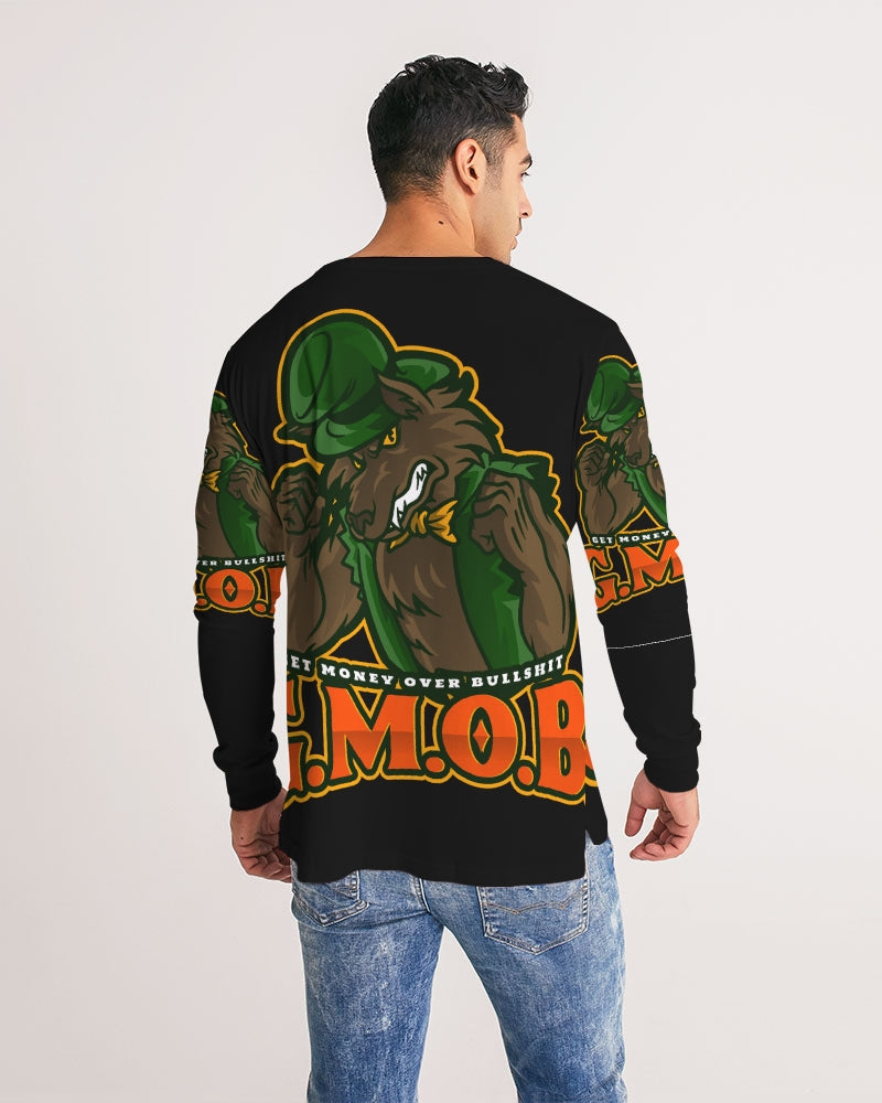 G.M.O.B. Men's Big Bad Wolf Long Sleeve T-Shirt G.M.O.B HipHop Clothing