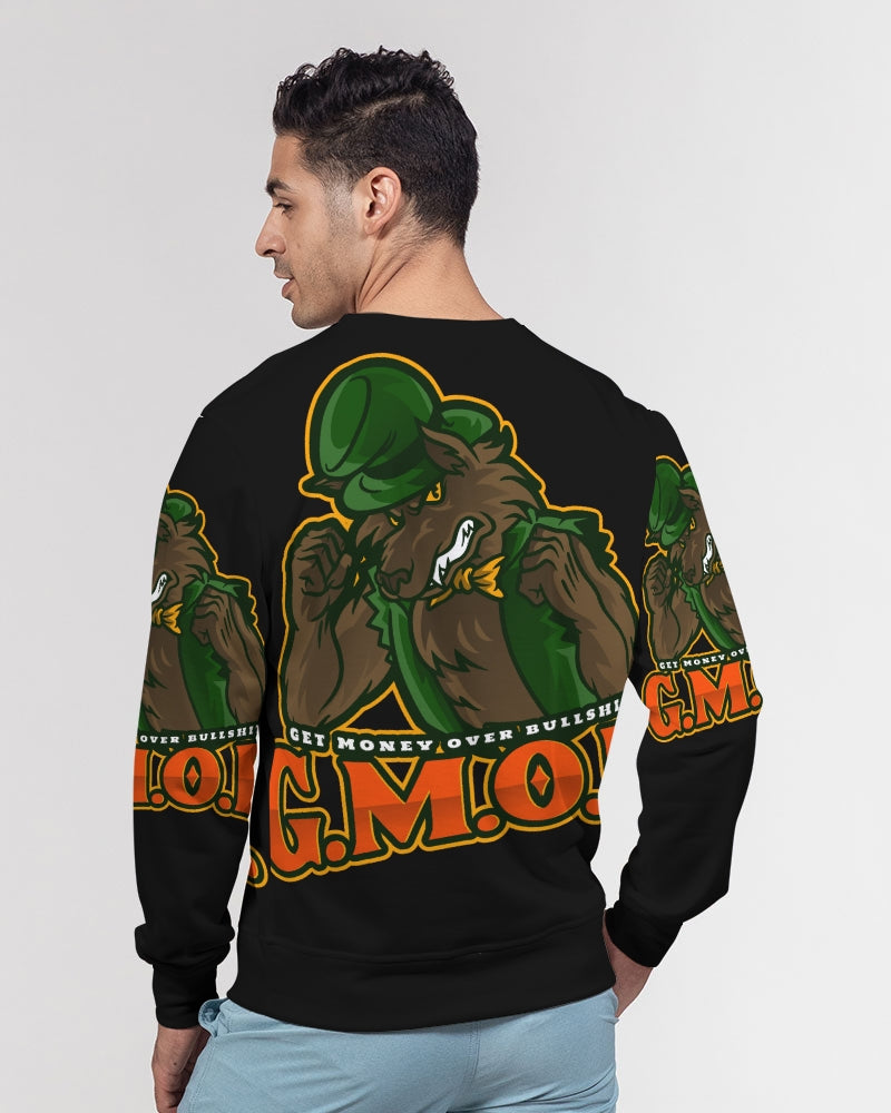 G.M.O.B. Men's Big Wolf Sweater Pullover G.M.O.B HipHop Clothing