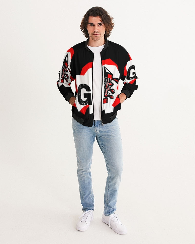 G.M.O.B. Men's Graphics Bomber Jacket (Red) G.M.O.B HipHop Clothing