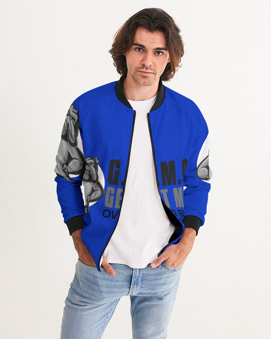 G.M.O.B. Men's Bulldog Bomber Jacket G.M.O.B HipHop Clothing