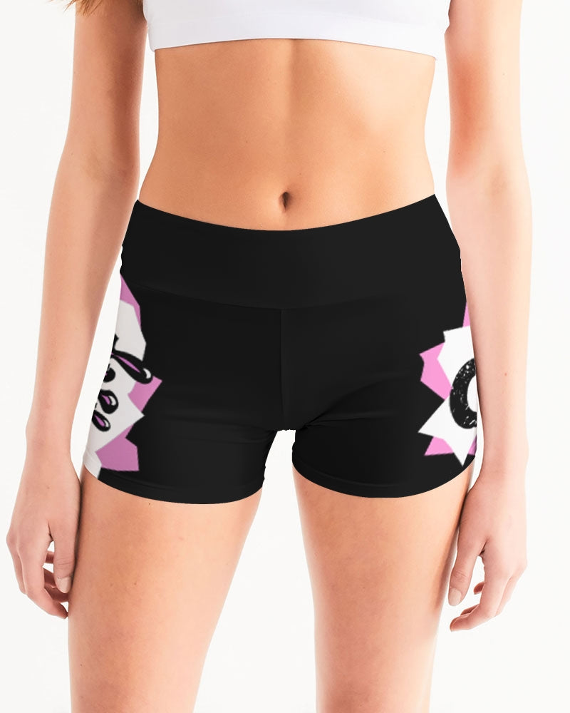 G.M.O.B. Women's Graphics Yoga Shorts G.M.O.B HipHop Clothing