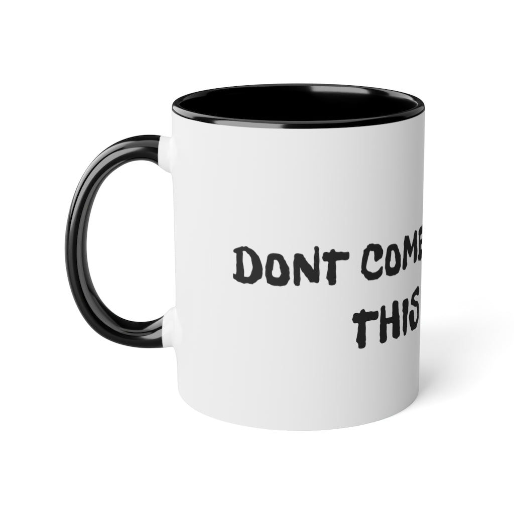 White Accent Mug, 11oz Printify