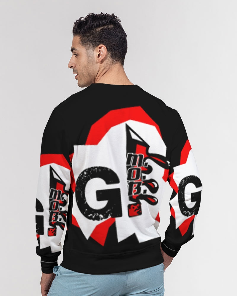 G.M.O.B. Men's Classic French Terry Crewneck Pullover G.M.O.B HipHop Clothing