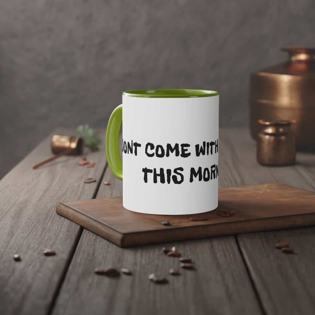 White Accent Mug, 11oz Printify