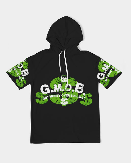 G.M.O.B. Men's Short Sleeve Hoodie G.M.O.B HipHop Clothing