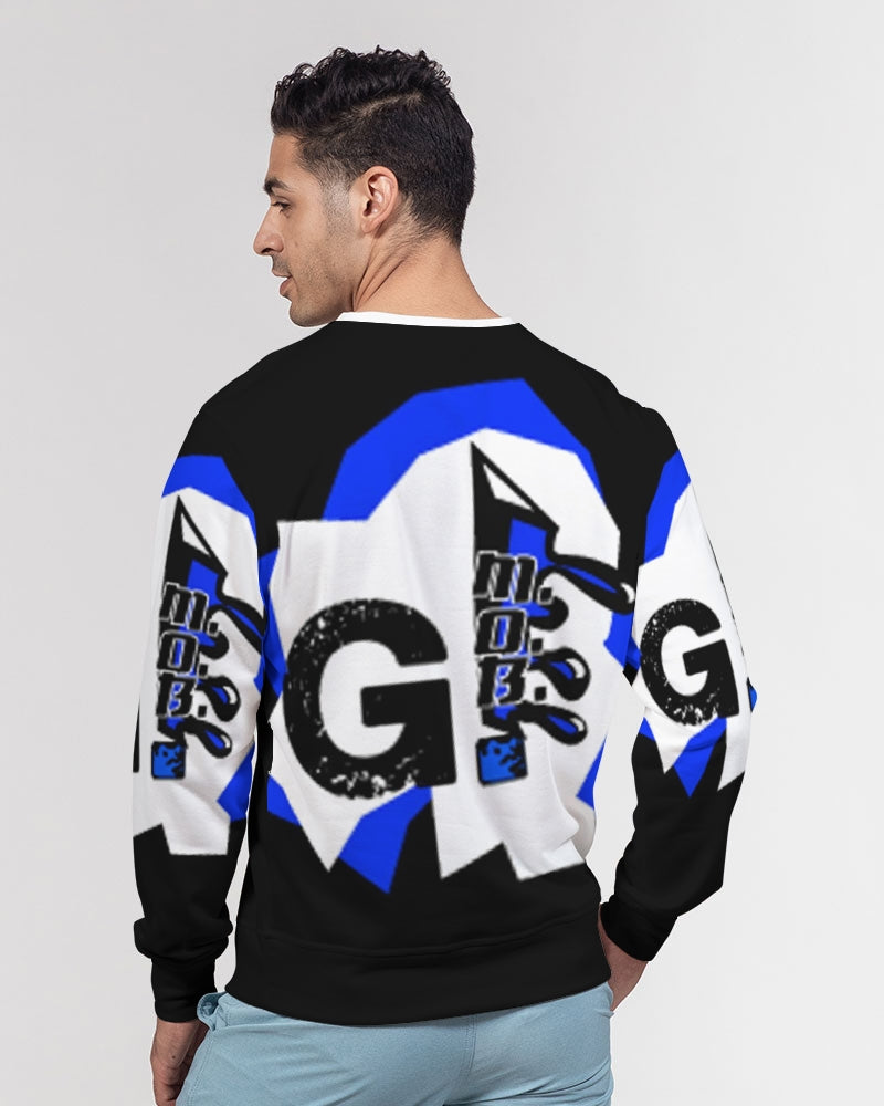 G.M.O.B. Men's Graphics Crewneck Pullover G.M.O.B HipHop Clothing