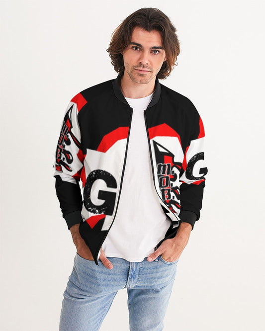 G.M.O.B. Men's Graphics Bomber Jacket (Red) G.M.O.B HipHop Clothing