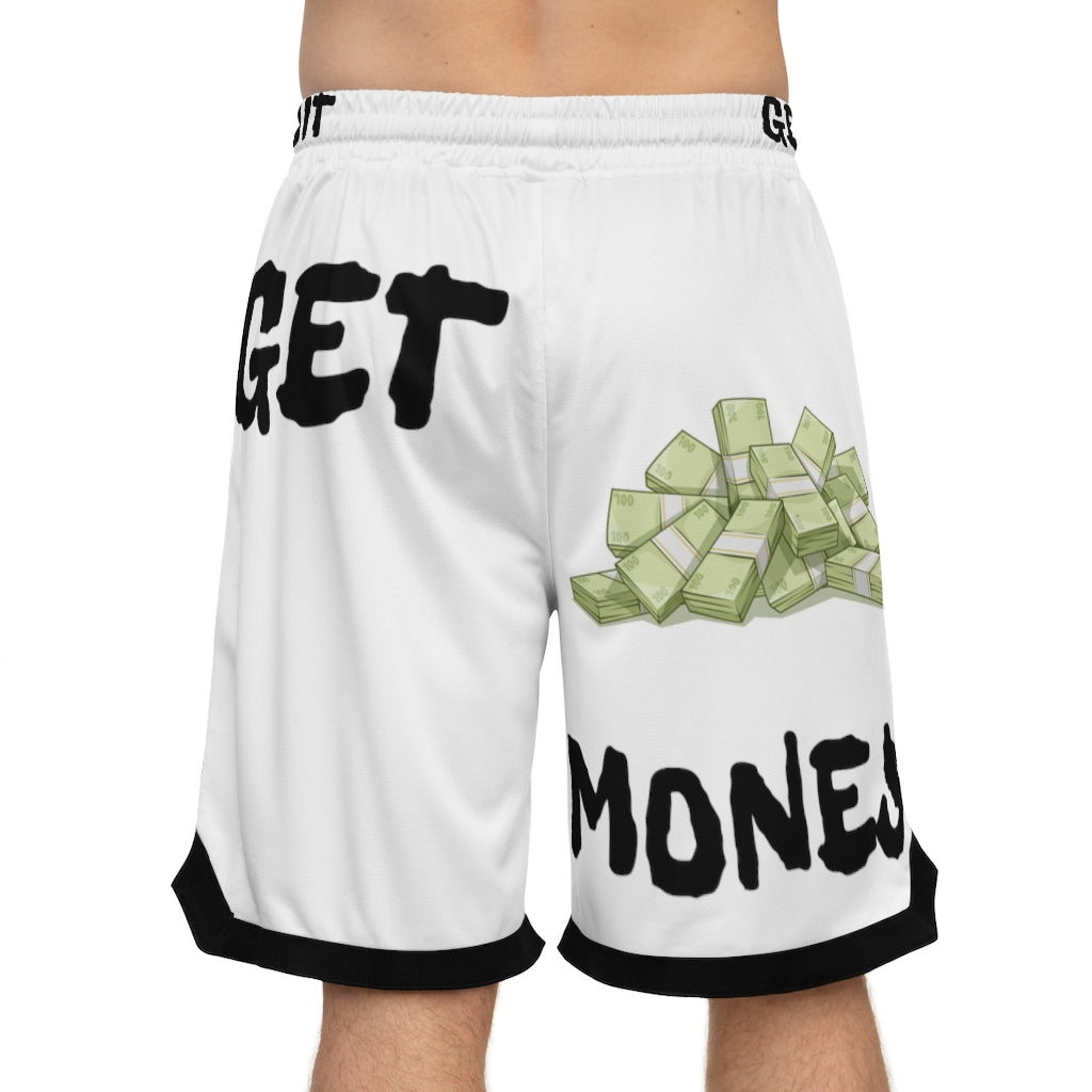 G.M.O.B. Men's Basketball Money Shorts Printify