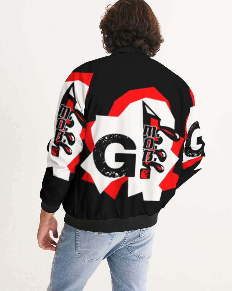 G.M.O.B. Men's Graphics Bomber Jacket (Red) G.M.O.B HipHop Clothing